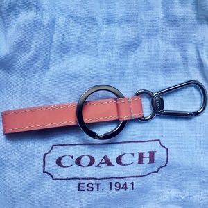 Pink Key Chain from Coach